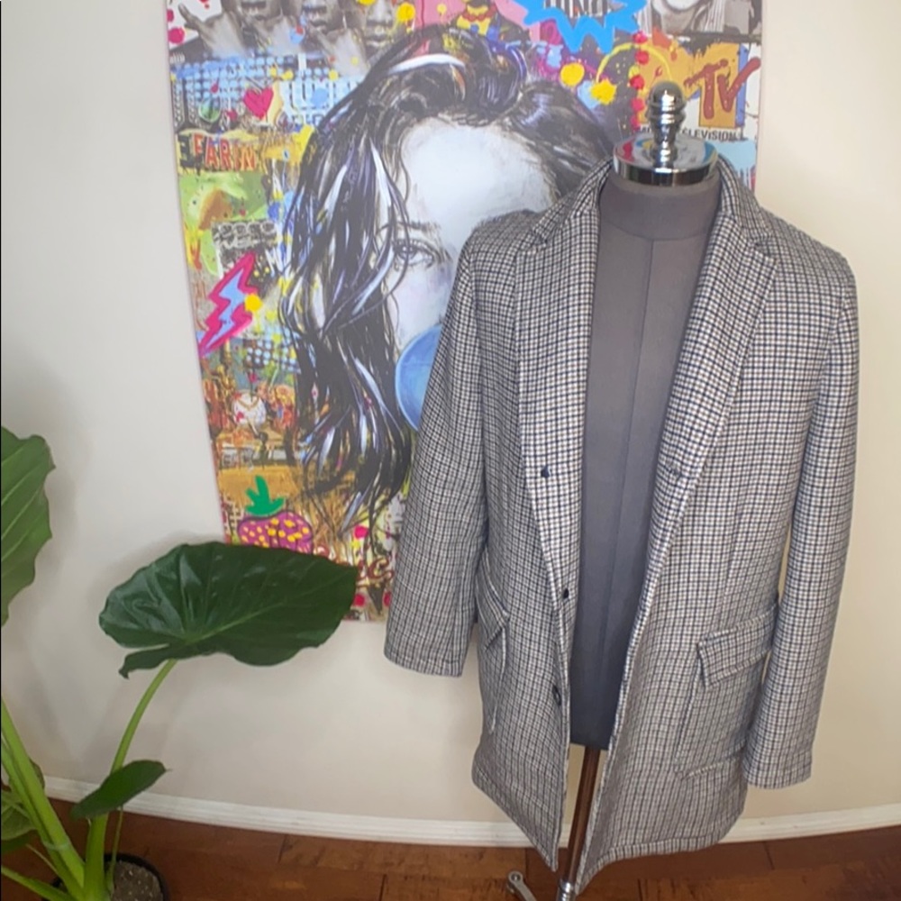 Zara Houndstooth Men’s coat